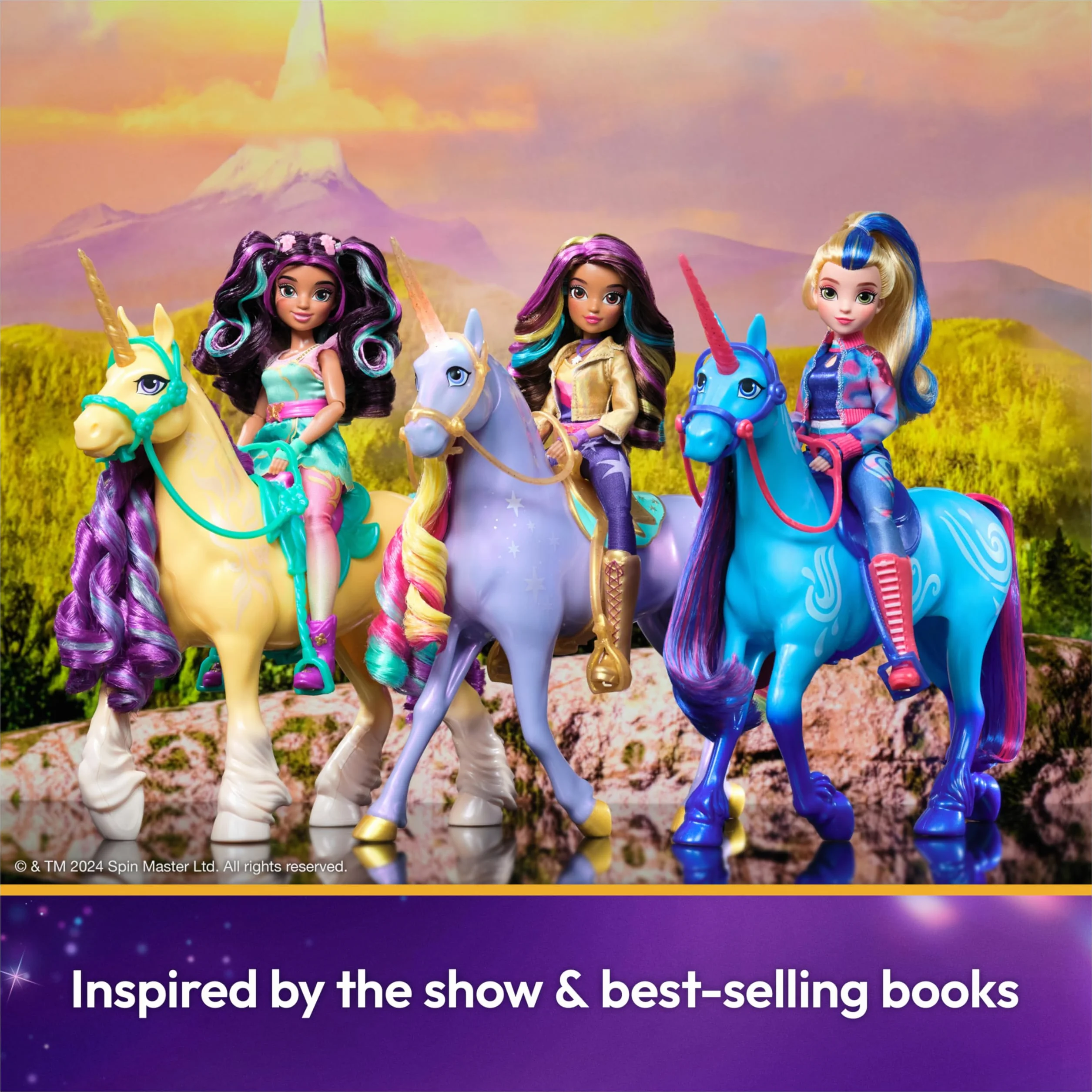 Unicorn Academy - Szkoła Jednorożców - Rzeka Jednorożec 28 Cm - Rzeka Jednorożec dla Lalki Isabel - Zabawki inspirowane Unicorns School Series - Zabawka dla dzieci od 4 lat