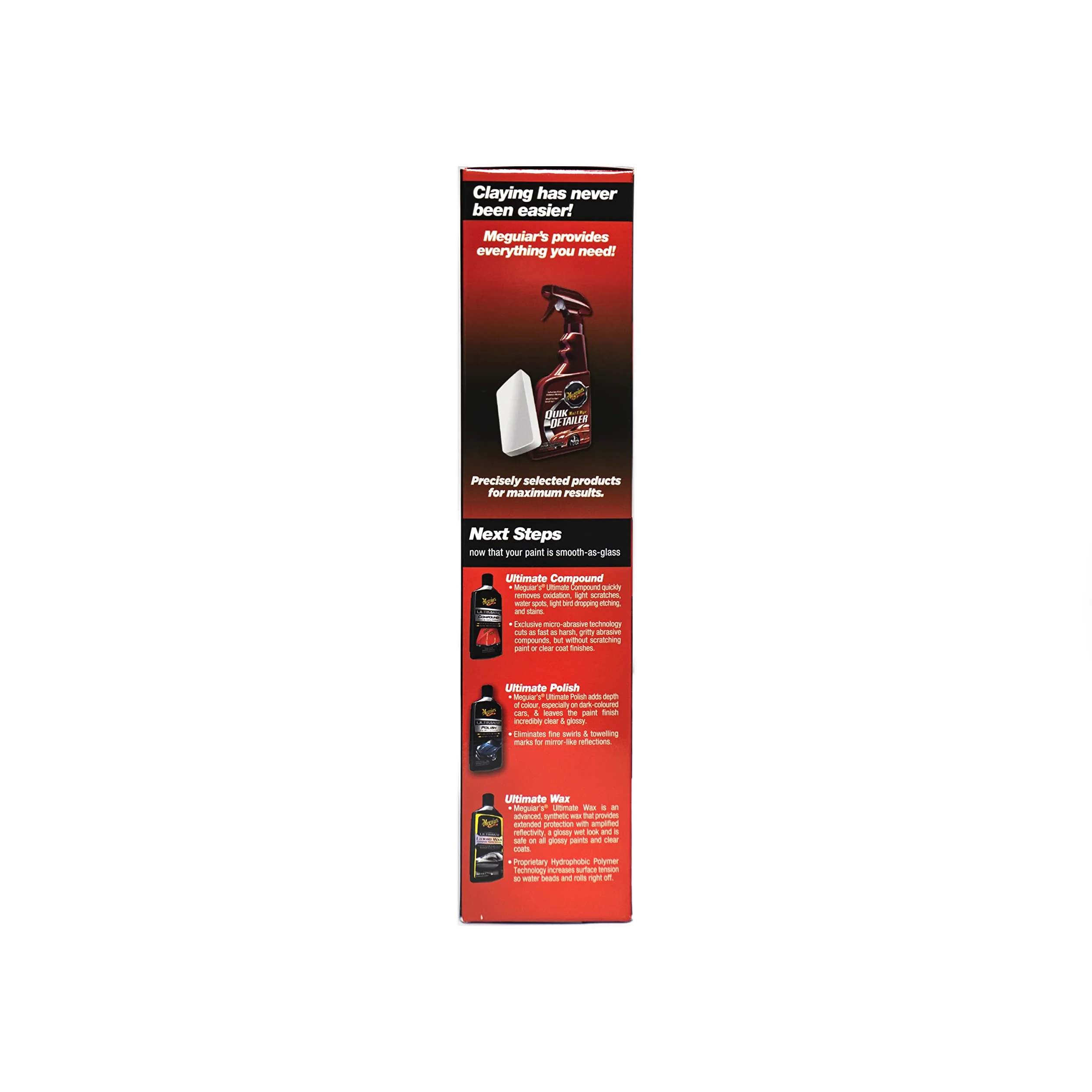 Meguiar's G1116EU Quik Clay Detailing System zestaw glinek do czyszczenia
