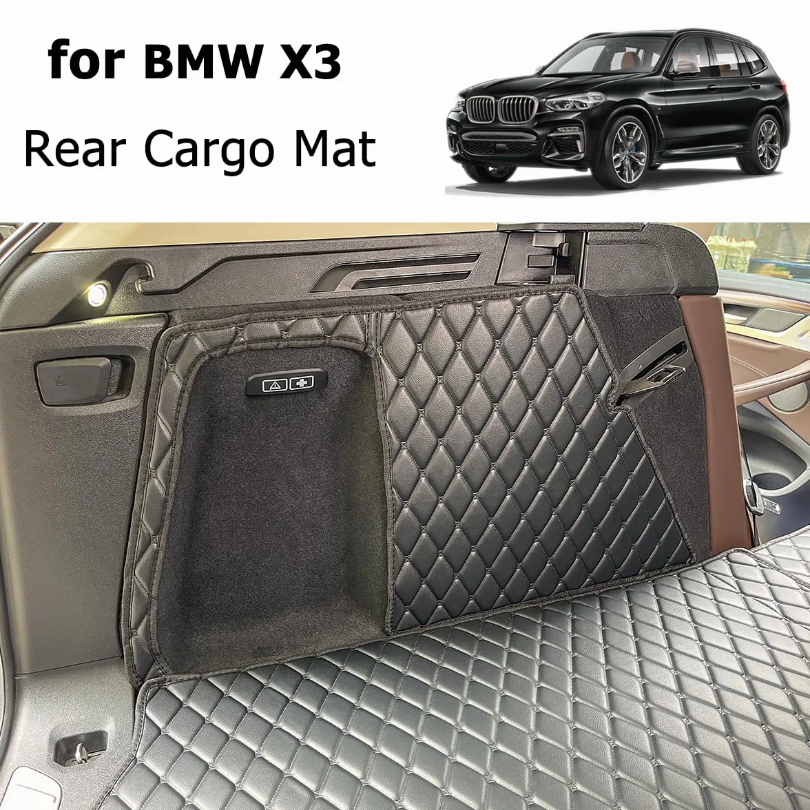 Mata do bagażnika BMW X3 G01 2018-2024 cargo z panelami bocznymi dla psów