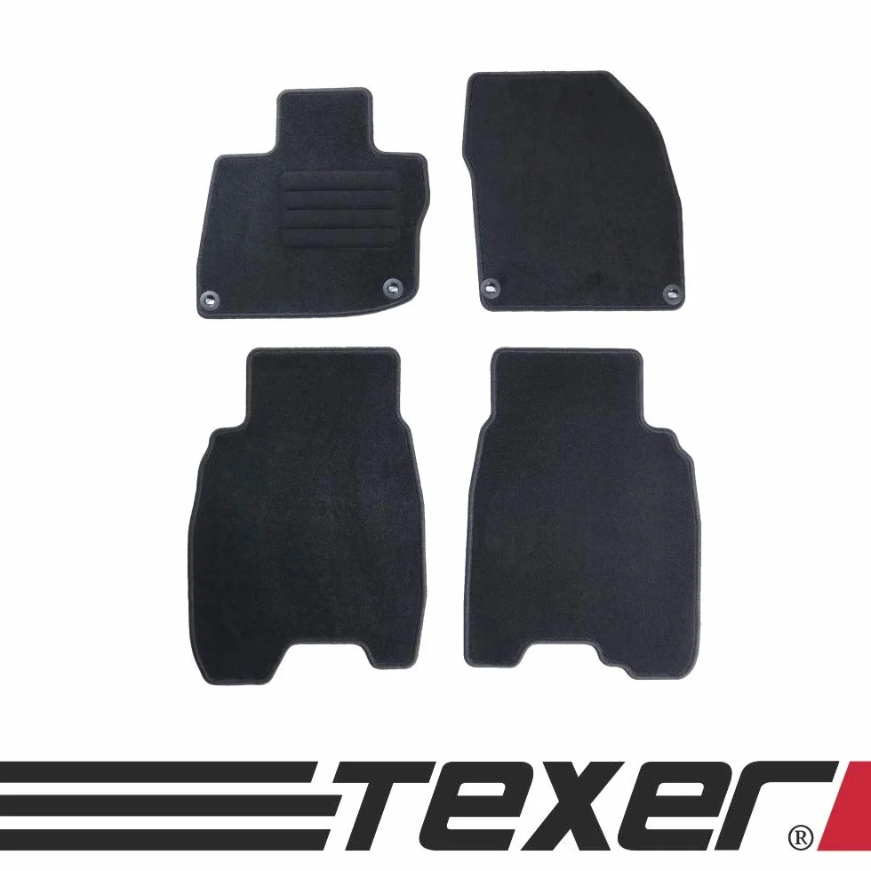 TEXER Car Mat dywaniki tekstylne do Honda Civic VIII hatchback 5-drzwiowy 2006-2011
