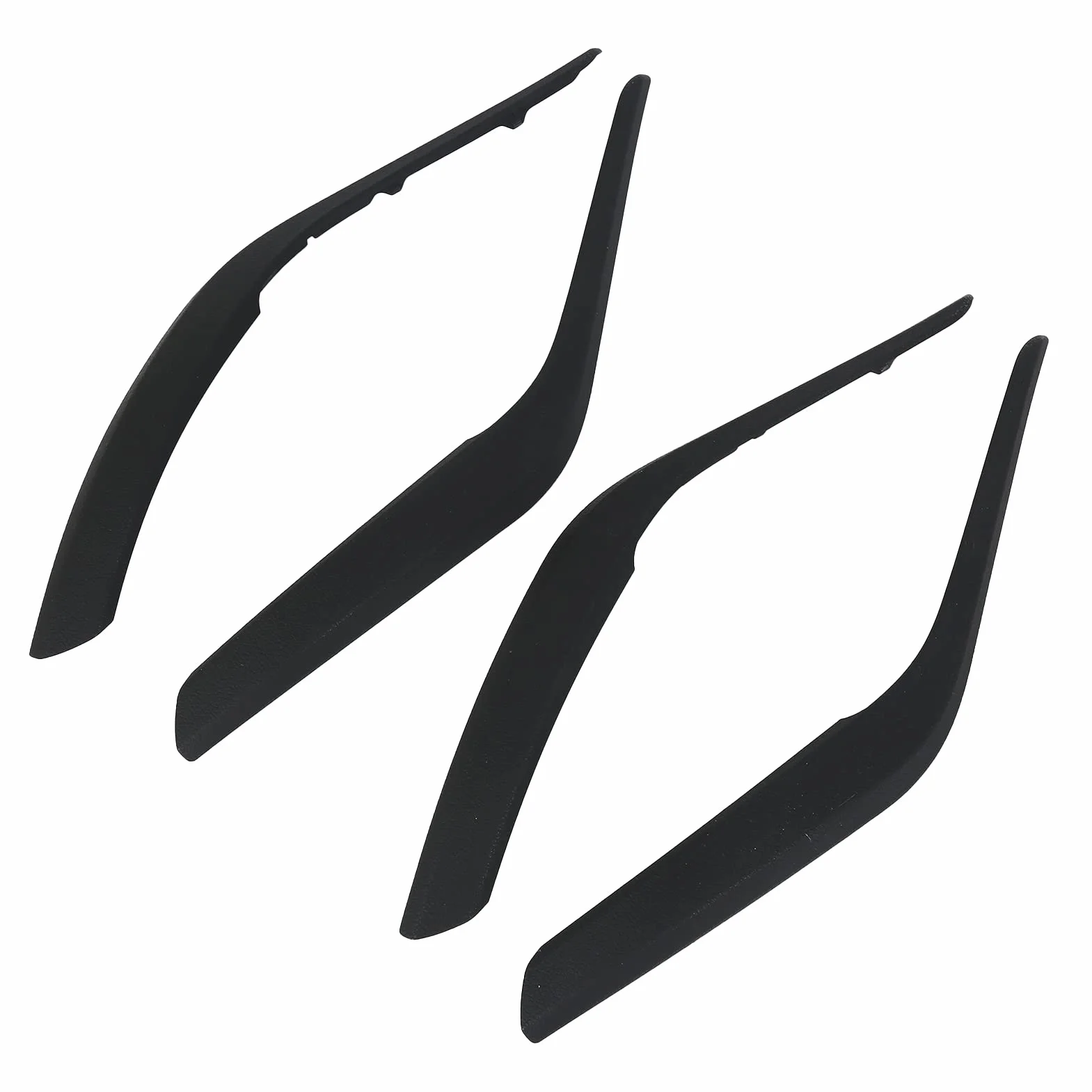 Wewnętrzny Uchwyt Podłokietnika Drzwi Tapicerka 4 Szt. Zamiennik X1 E84 2010-2016 Czarny Matowy
