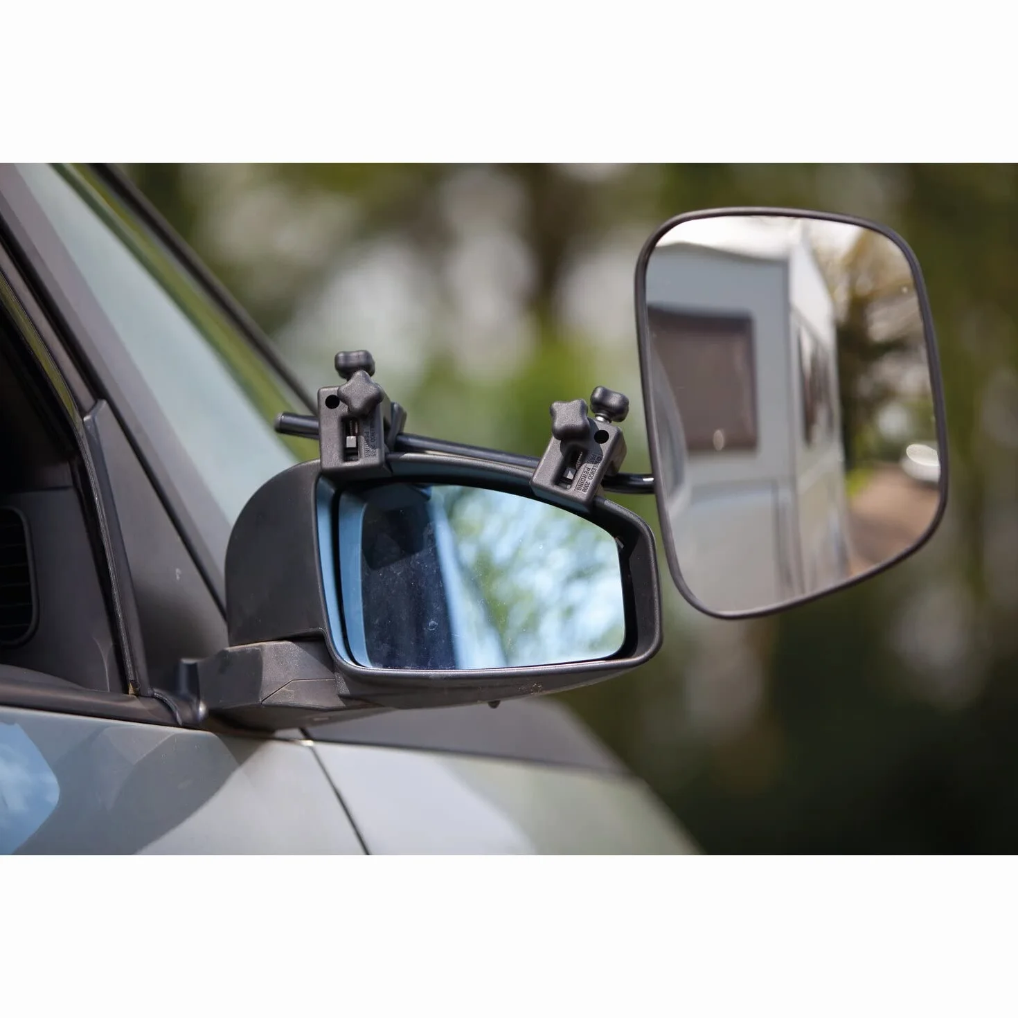 Milenco Grand Aero Mirror XXL Convex uniwersalne lusterko zestaw 2 szt. z torbą