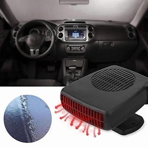 Wentylator samochodowy odmrażacz przedniej szyby 12 V 150 W ceramiczny grzejnik chłodzący 2 w 1