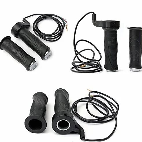 12 V 24 V 36 V 48 V czarna rączka elektryczna kierownica dławik uchwyty