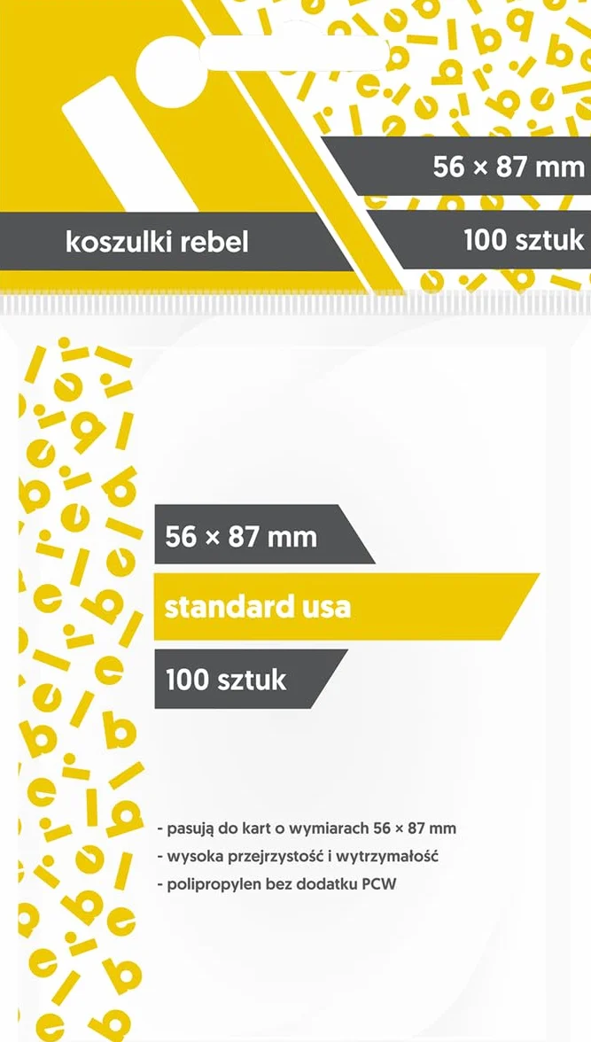 Asmodee, Koszulki na karty (56x87 mm) "Standard USA", 100 sztuk