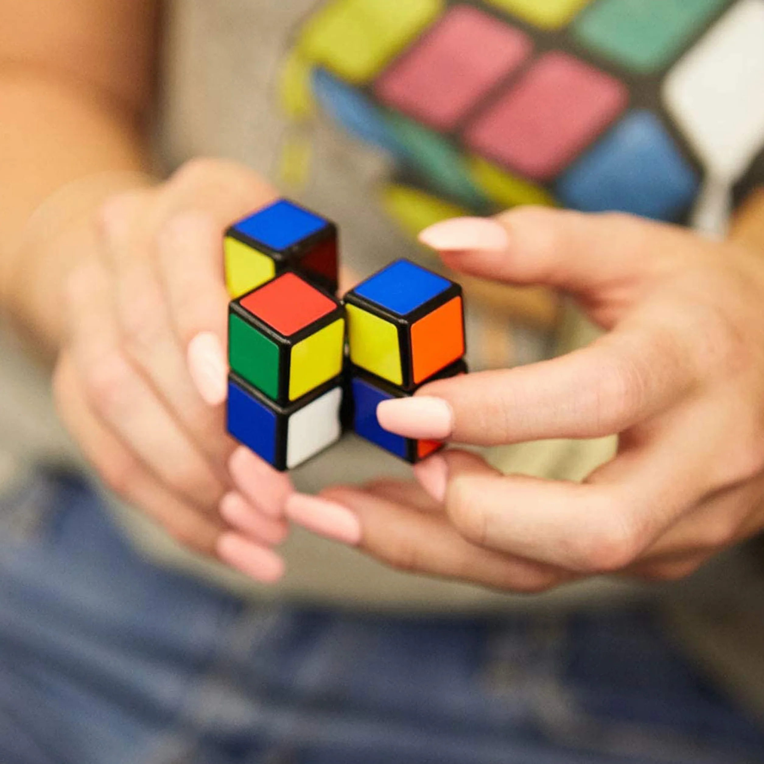 RUBIK'S, SPIN MASTER, Kostka Rubika 3x1 Edge oryginalna dla początkujących, profesjonalna łamigłówka z kombinacją kolorów, jednowarstwowa, odpowiednia dla dzieci w wieku 8+ +