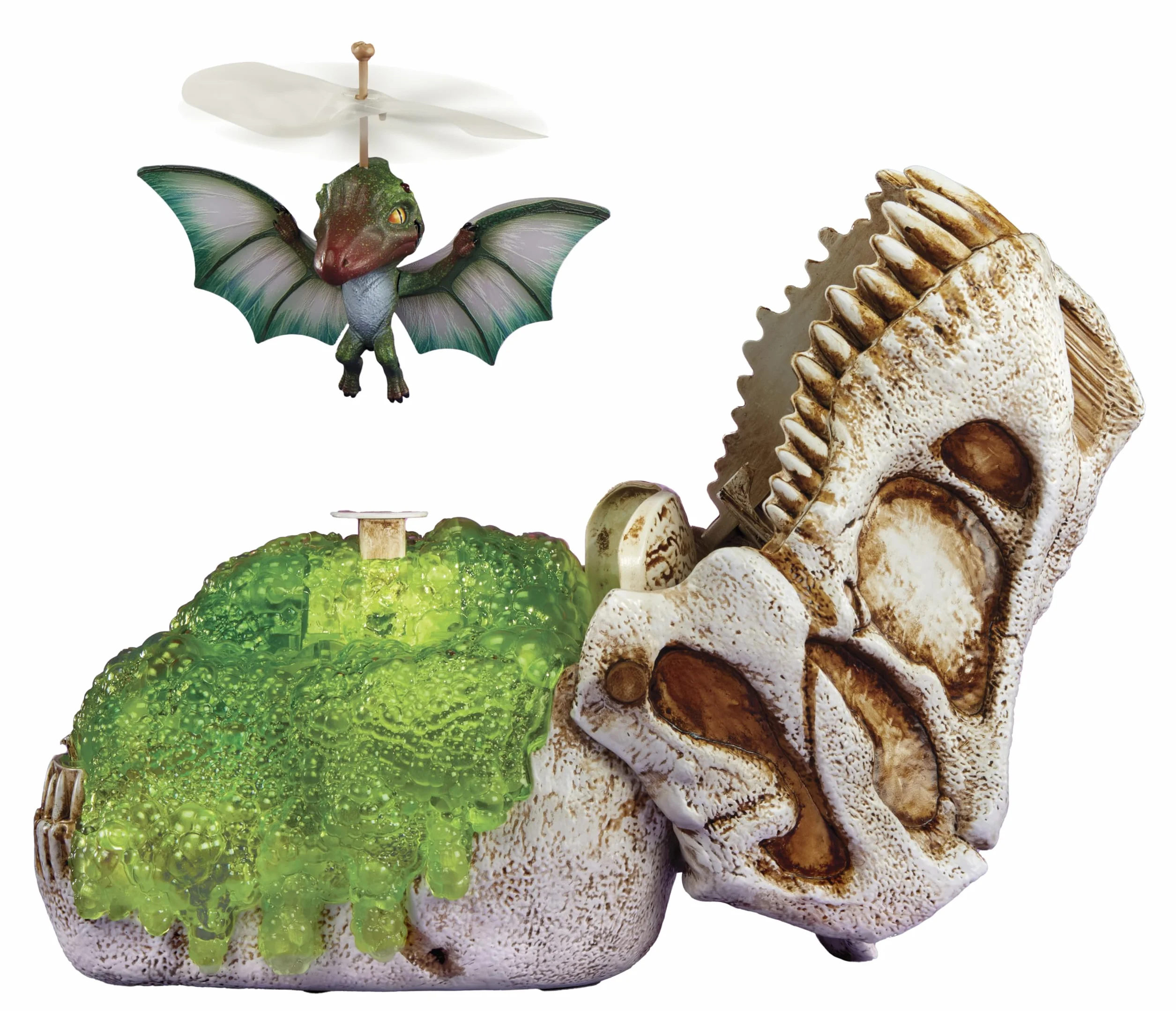 Gross-a-Saurus GrossMos Flying Dino Green - Interaktywne Zabawki z Dinozaurami dla Chłopców i Dziewczynek, dla Kolekcjonerów i Dzieci w Wieku od 6 Lat