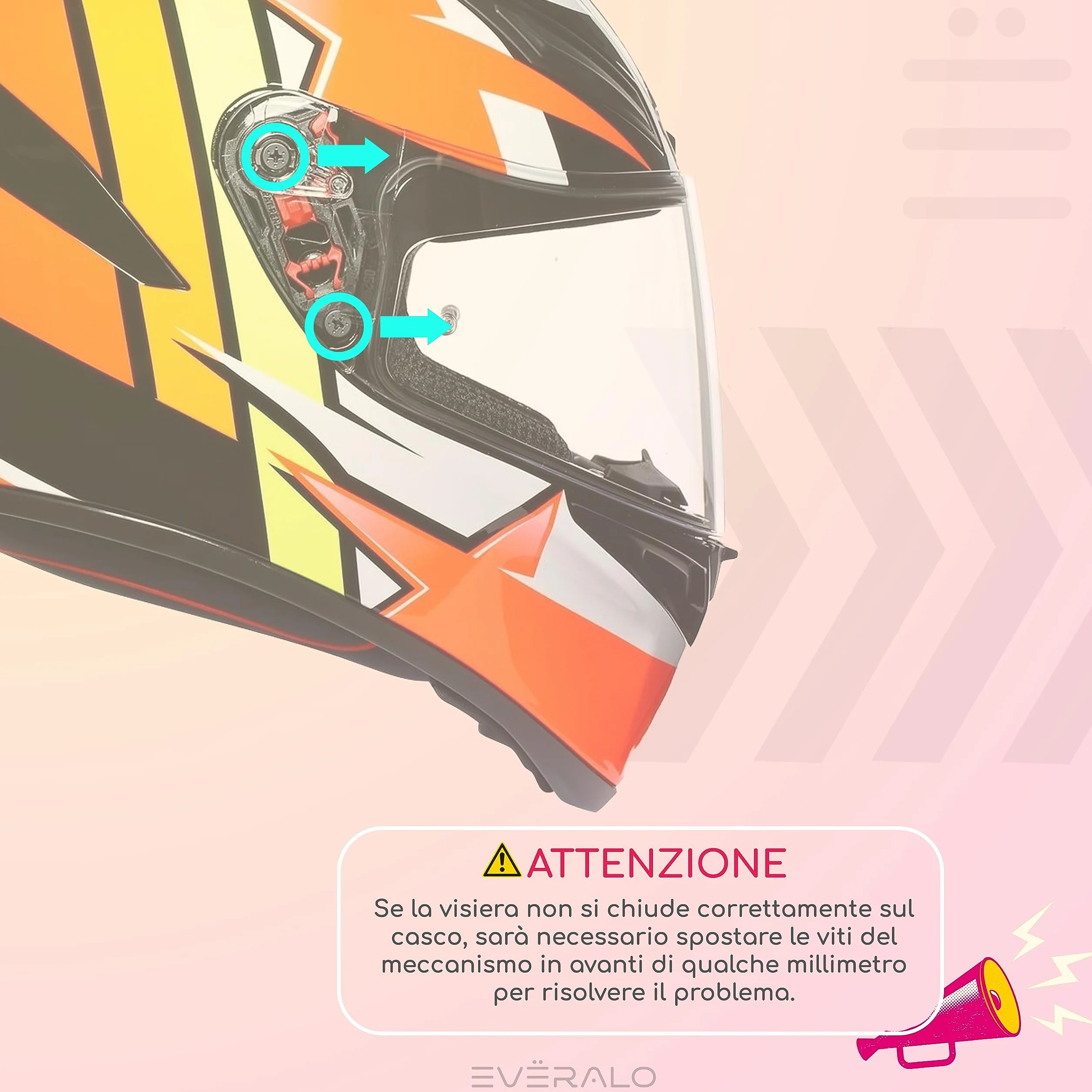 Visiera Casco Compatibile con Agv K1 - K3sv - K5 - K5s - K1s - S4sv - Horizon - Skyline - Strada - Stealth sv - Compact - Pinlock Ready (Fume 80%)