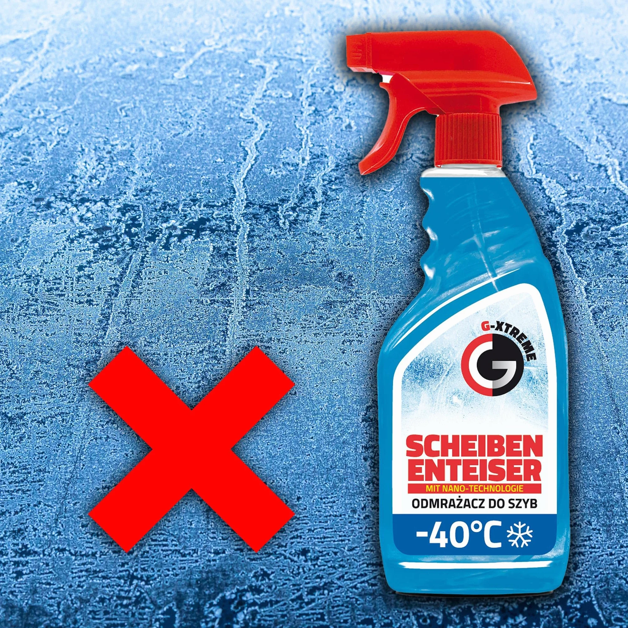 Gamix Odmrażacz do szyb z nanotechnologią spray 500 ml do -40°C