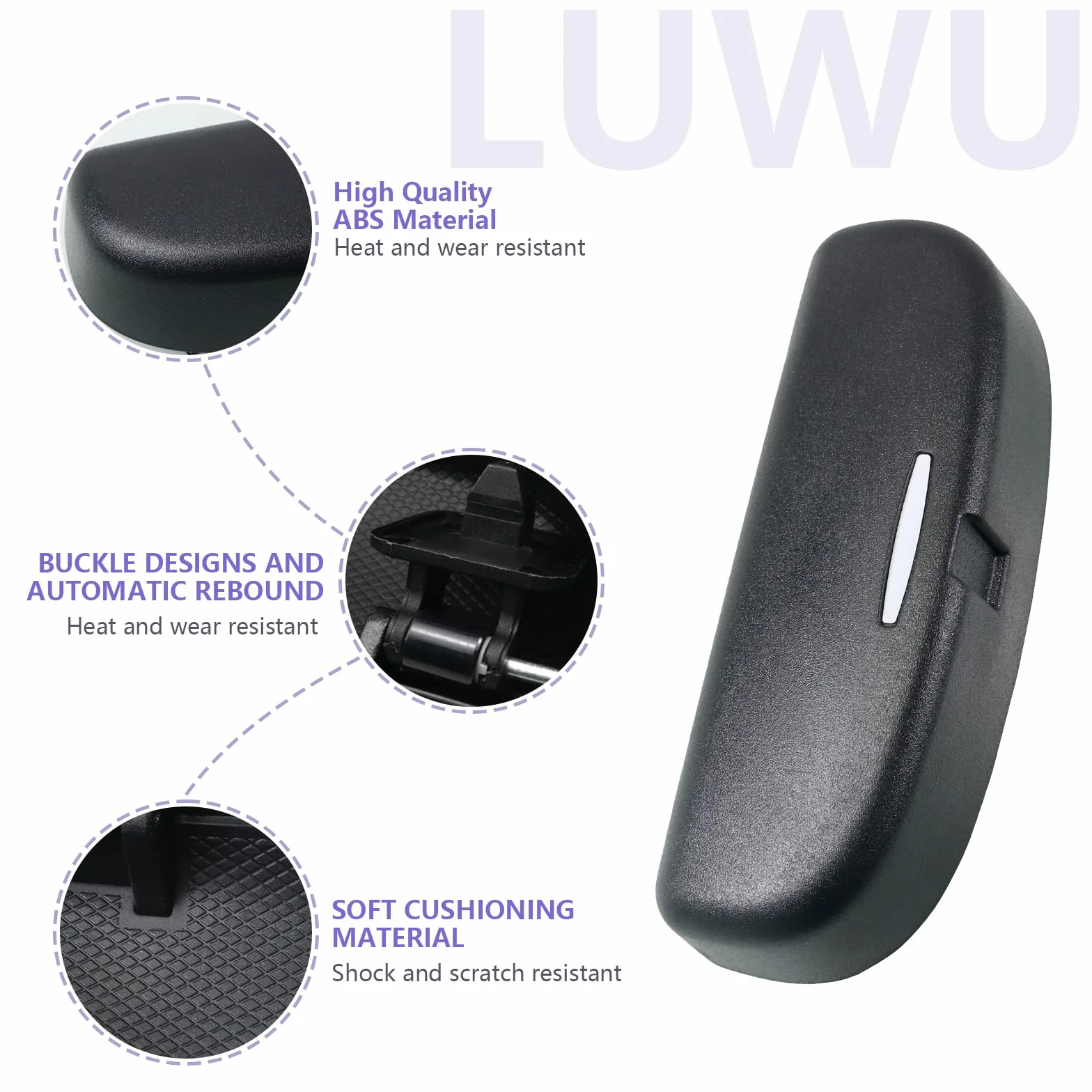 LUWU Uchwyt na okulary przeciwsłoneczne do BMW F30 F10 F12 F01 G20 G30 G32 G11 X1 X3 X5 X7
