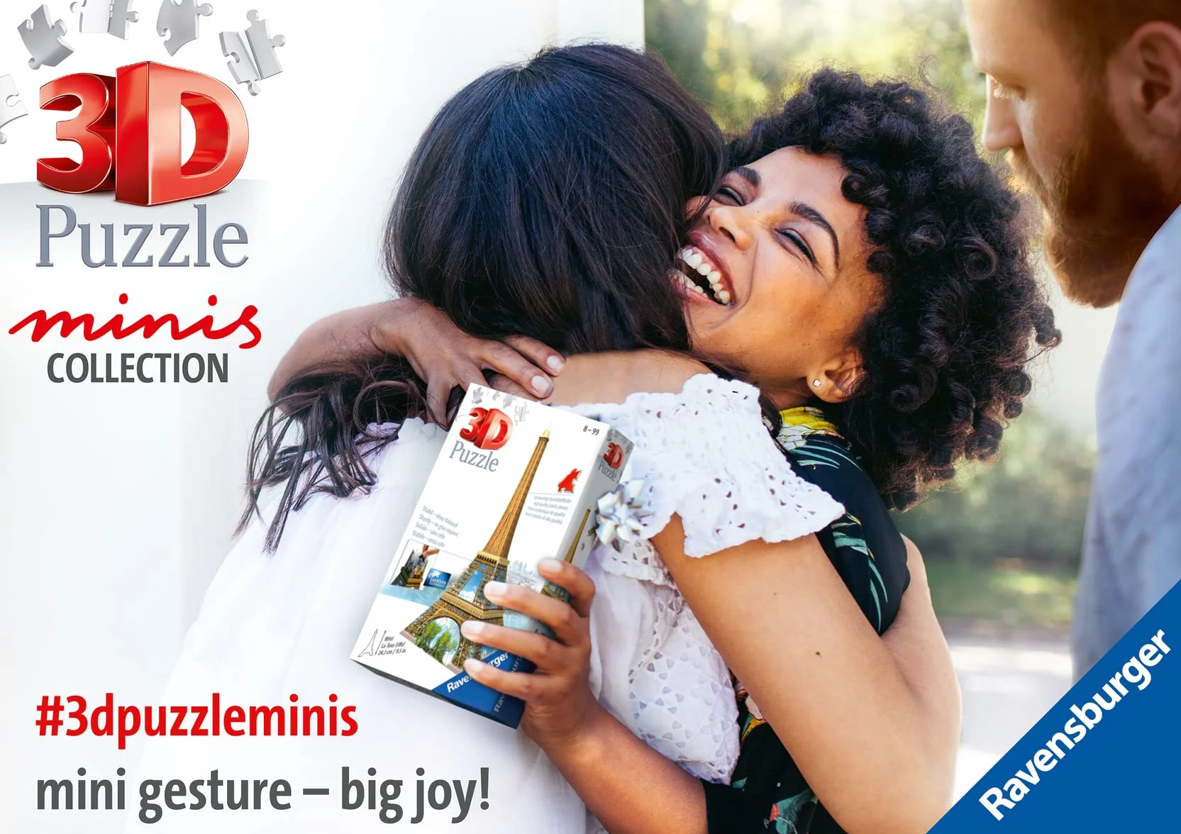 Ravensburger Puzzle 3D 12536 Ravensburger Wieża Eiffel 54 Elementy Puzzle 3D Mini Budynki (12536) Dla Dzieci I Dorosłych. Technologia Easy Click - Każdy Element Pasuje Idealnie