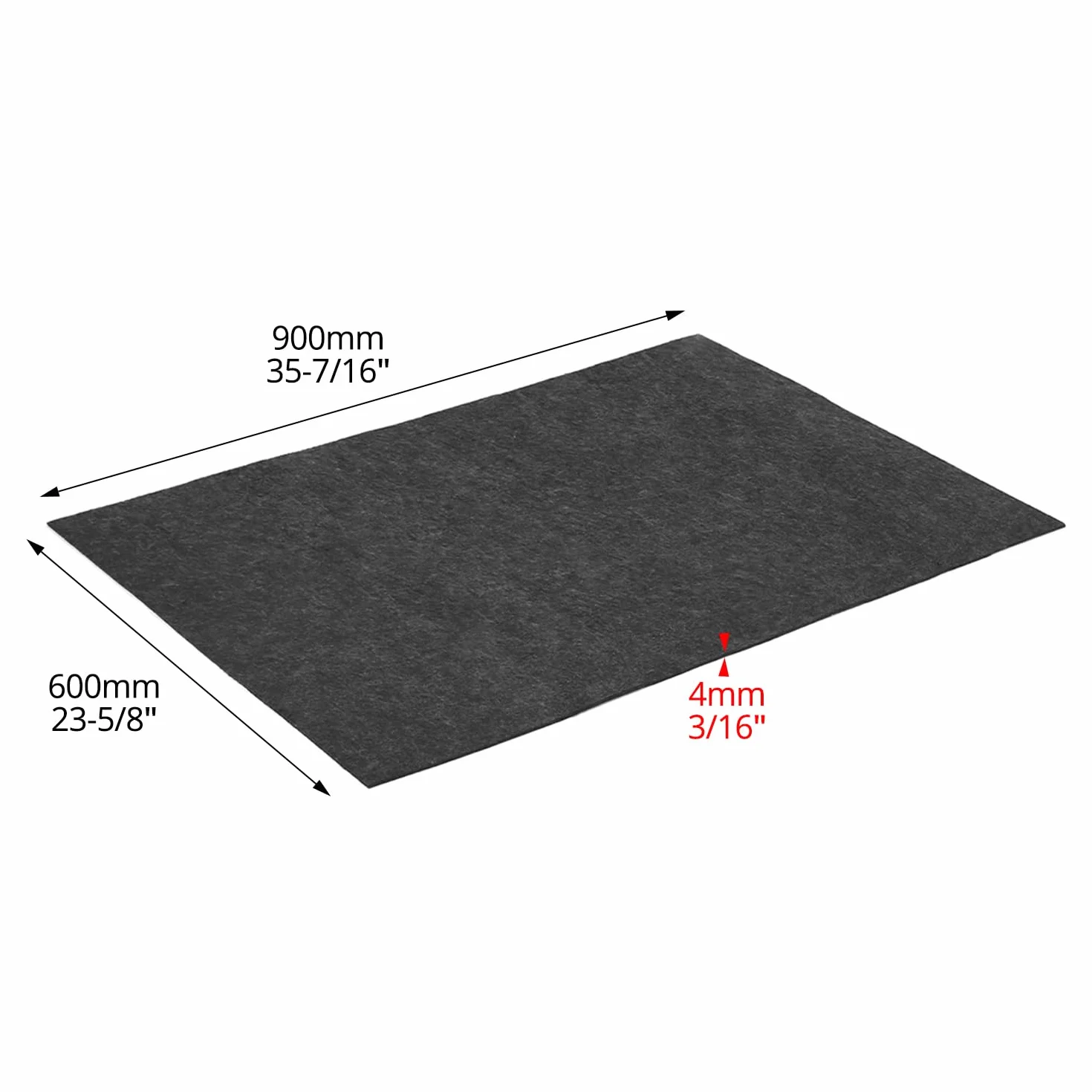 QWORK® mata do zbierania oleju, 60 x 90 cm, mata pochłaniająca olej, maty podłogowe, do garażu, warsztatu