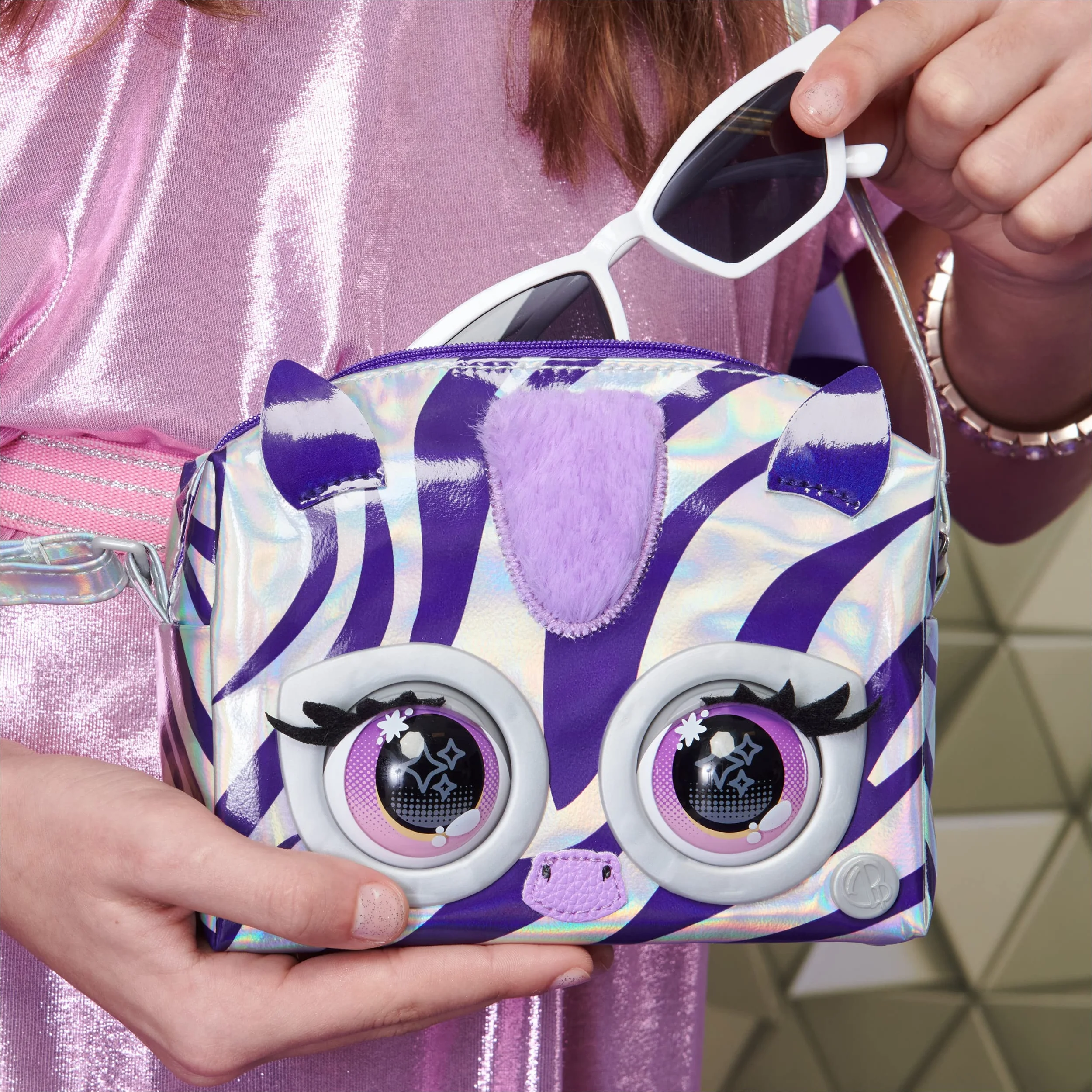 Spin Master Purse Pets: Metallic Magic Zebra - Rebel Stripez (6066464)