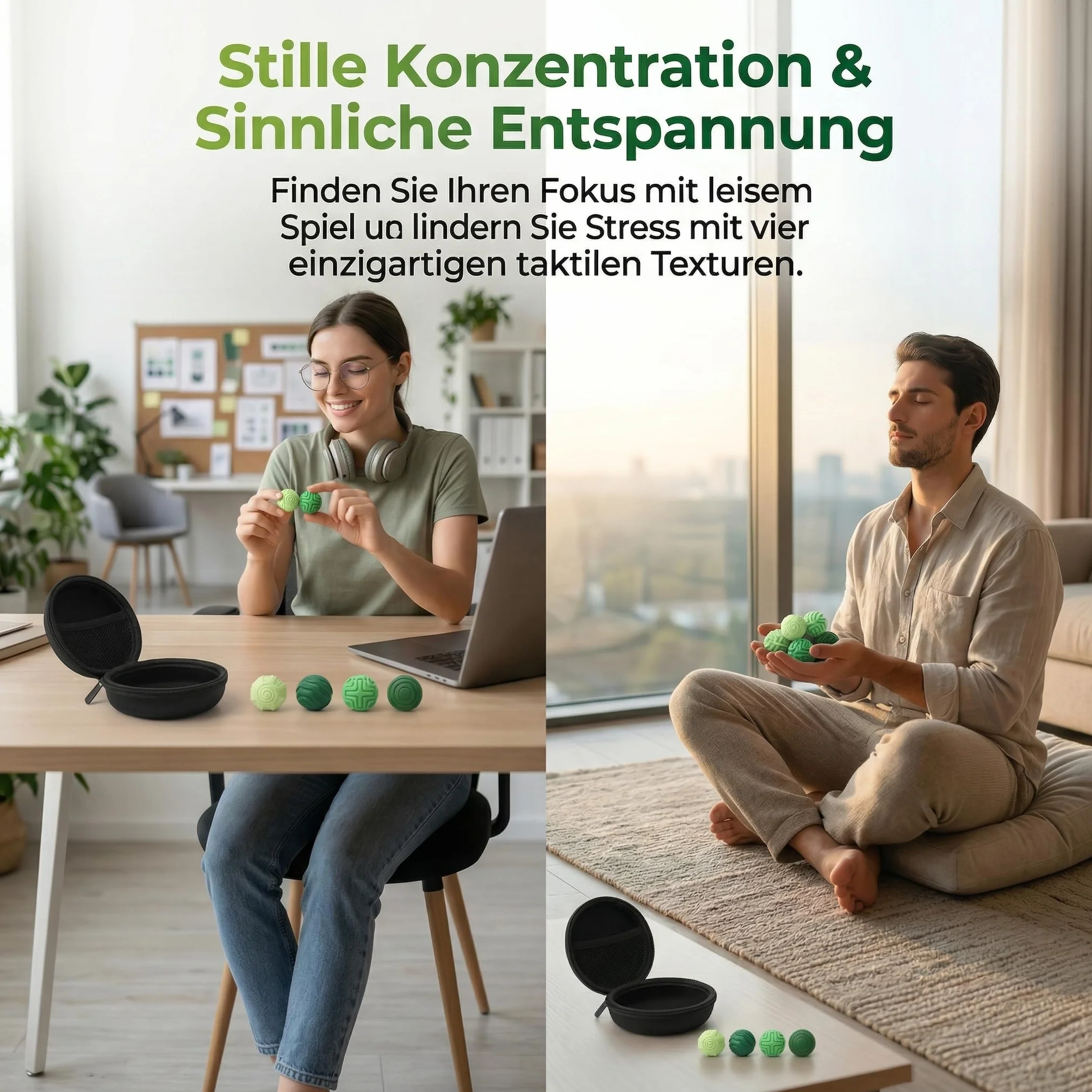 Magnetyczne silikonowe piłki, Fidget Toys dla dorosłych i młodzieży, zestaw 4 sztuk, redukujące stres, zabawki sensoryczne w przypadku ADHD i stanów lękowych, gadżety na biurko, prezent dla kobiet