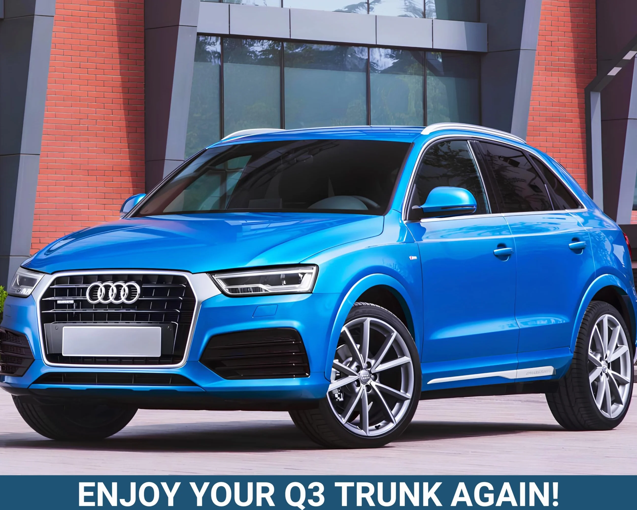Wsporniki do bagażnika do Audi Q3 8u i innych, kompatybilne z kodem 8U0863880L, odporne na wysokie temperatury i skręcanie