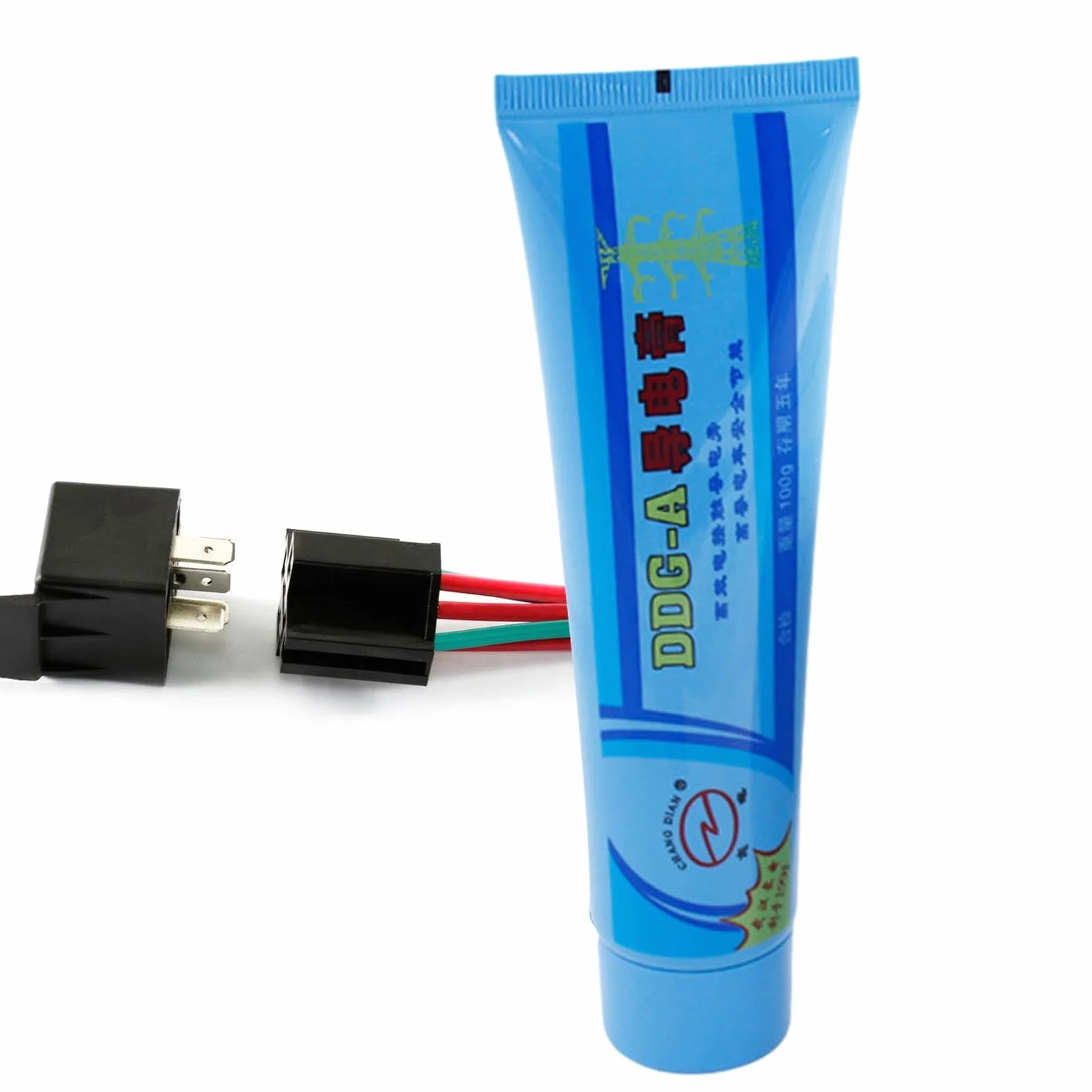 Elektryczny smar kontaktowy – 100 g przewodzący tłuszcz, tłuszcz przewodzący do połączeń elektrycznych, elektroniczny smar do elektrycznych zastosowań samochodowych