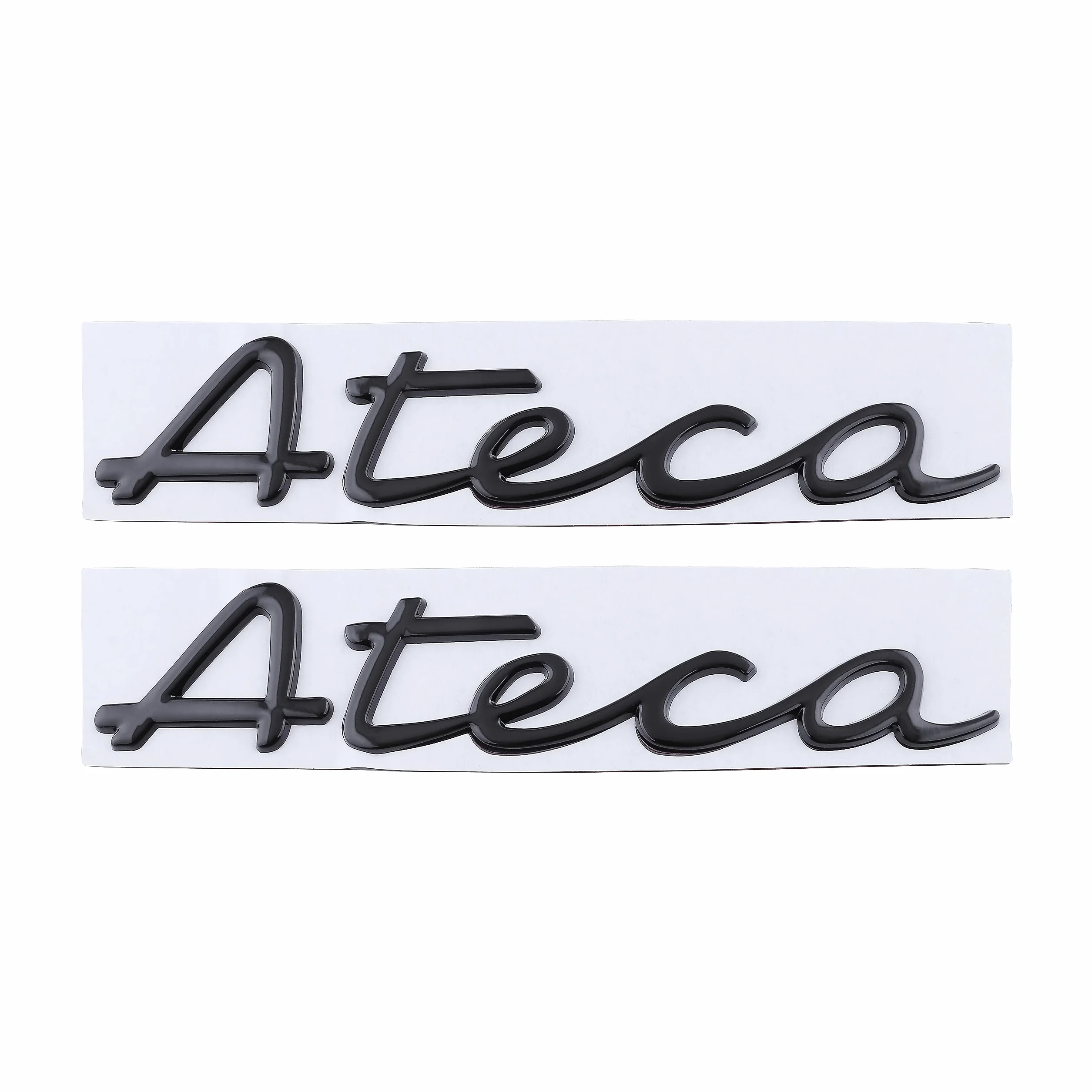 Emblemat Ateca naklejka samochodowa czarny