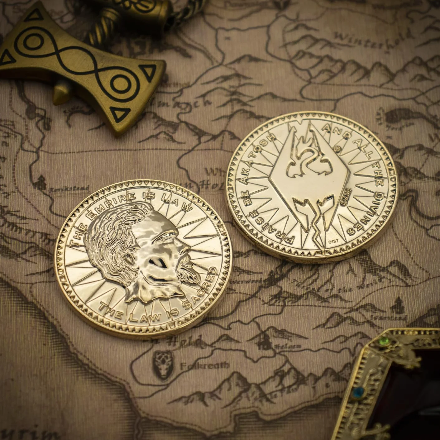 FaNaTtik The Elder Scrolls 24k replika Septim Collectible Coin