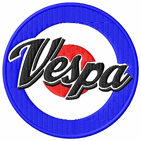 VES Target Patch Intended for Vespa Bikers Cosa Daniela ET2 ET4 50 LX PX 125 150 250 Motorbike Motorcycle Aufnäher parche Bordado brodé patche écusson Toppa ricamata