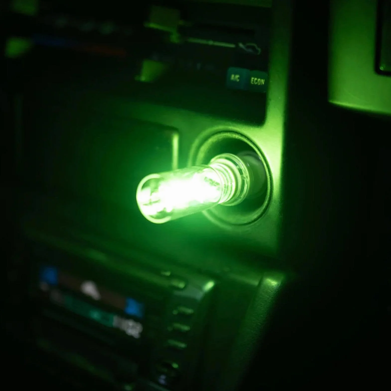 Lampka LED USB do wnętrza samochodu retro dotykowa nastrojowa światło samochodowe