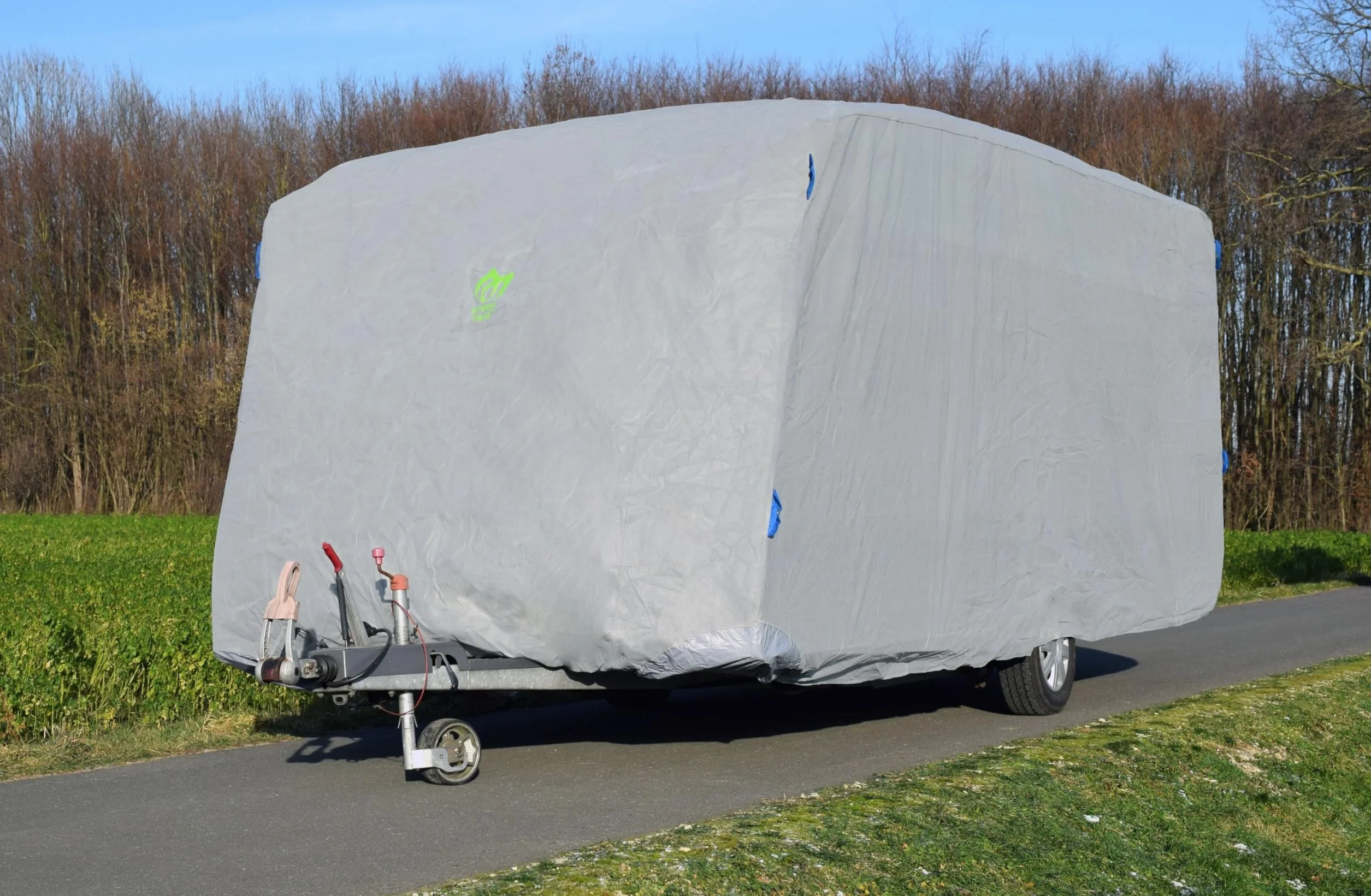 GreenYard® Pokrowiec na przyczepę kempingową XL 730x250x220 cm Wodoodporny Oddychający