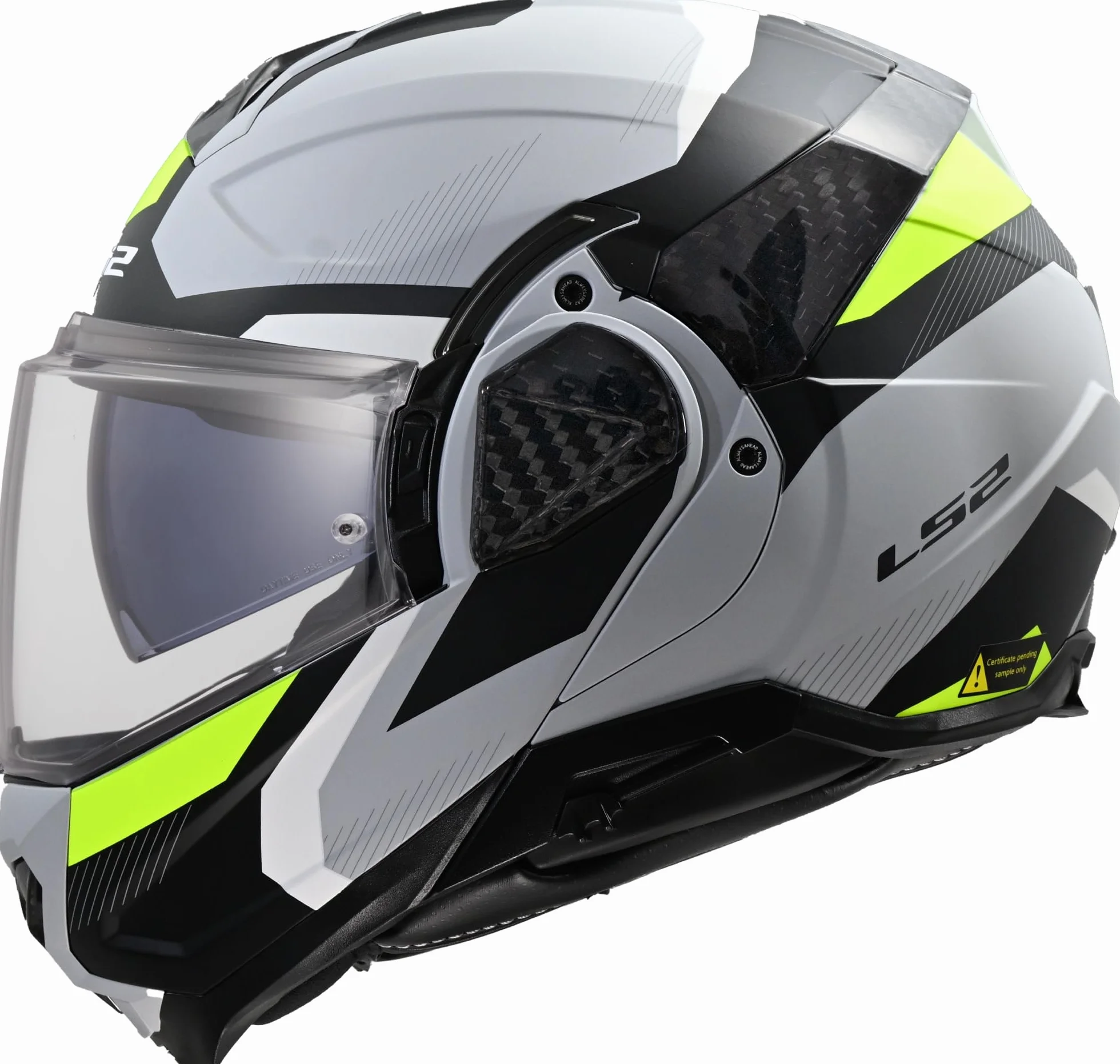 LS2 FF910 Advant II kask systemowy Triple jasnoszary
