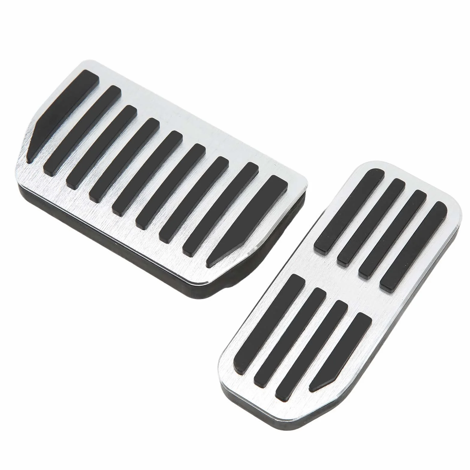 Bez Pedału Wiertła Antypoślizgowa Osłona Pedału Gazu i Hamulca ze Stopu Aluminium Bez Wiercenia Pedał Gazu Osłona Pedału Hamulca Osłona Pedału Hamulca i Przyspieszenia dla Jaguara F E I PACE XE XF