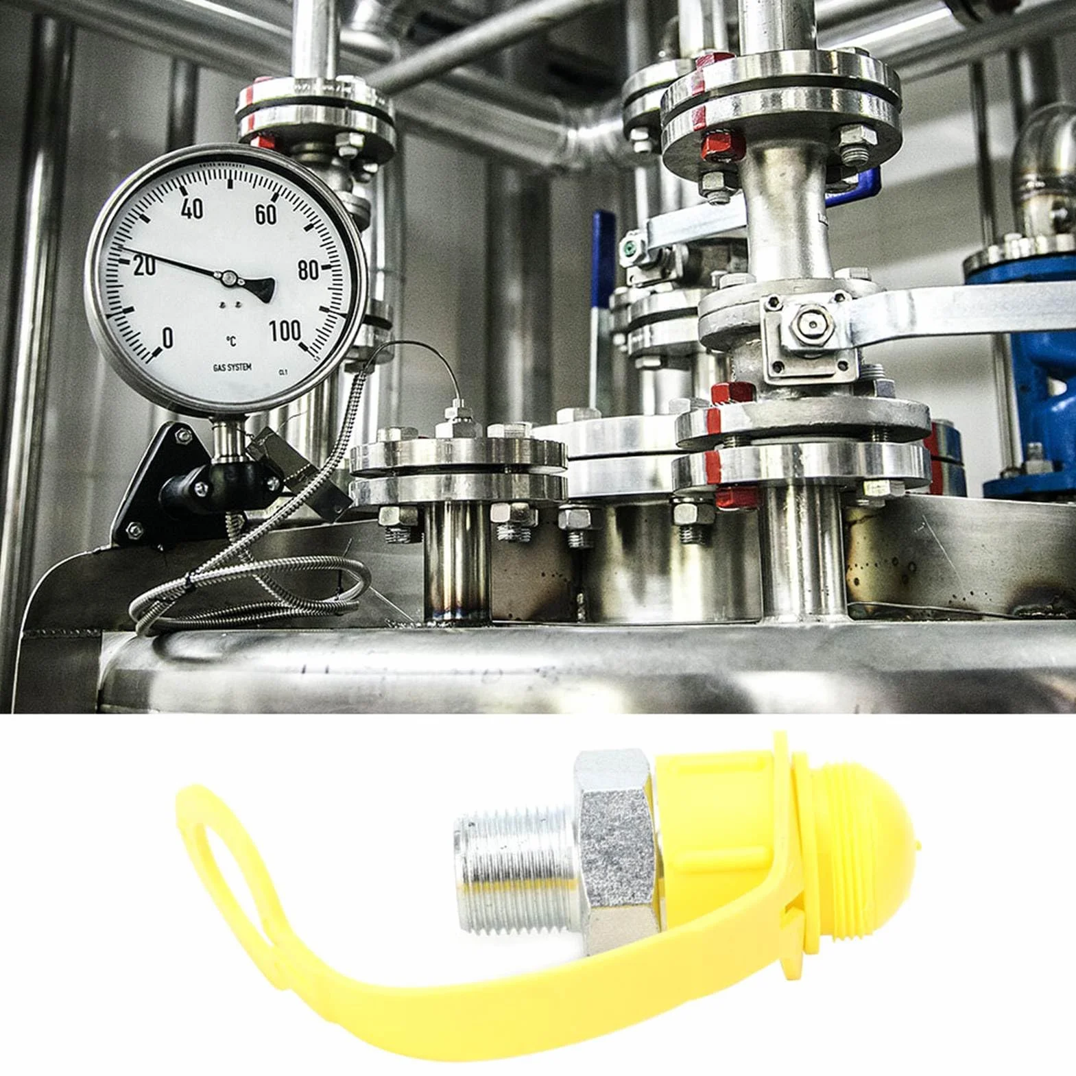 Szybkozłącze Hydrauliczne ze Stali Chromowanej 70Mpa do Zaworów Układów Hydraulicznych