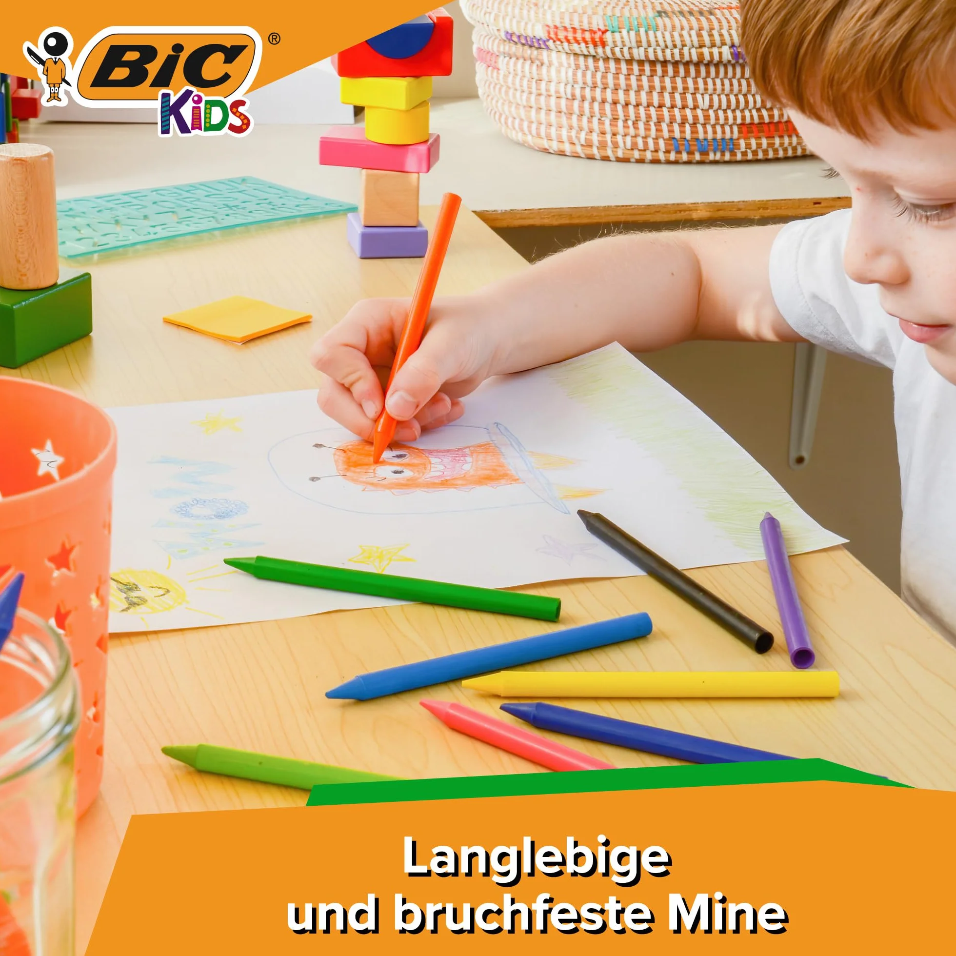 BIC Kids Plastidecor Kredki świecowe Pudełko 24szt