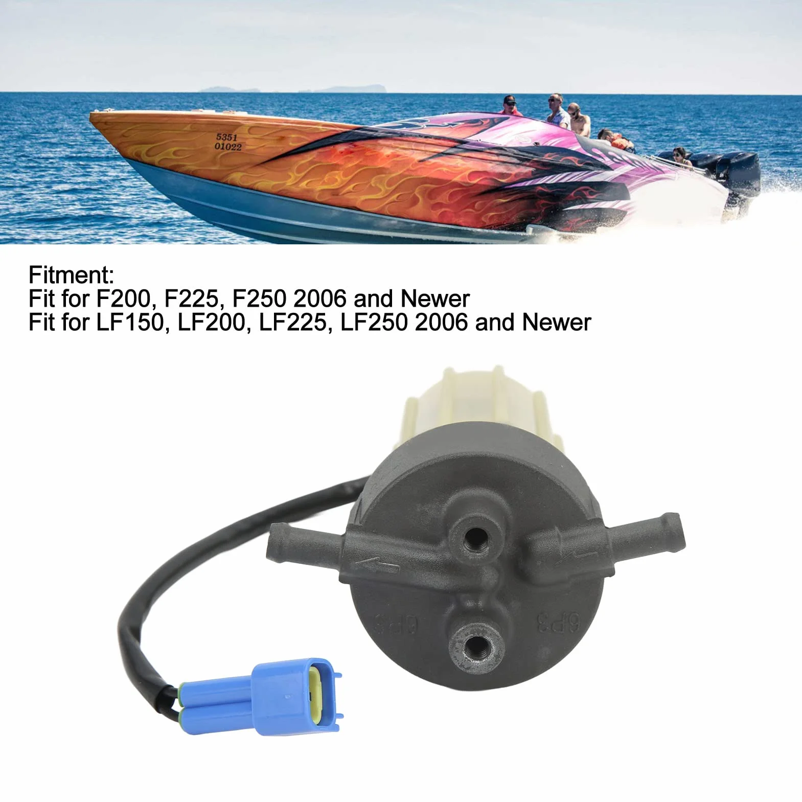 Zestaw filtrów paliwa do silników zaburtowych, 6P3 24560 03 00, wysoka niezawodność do F200 F225 LF150 LF200 LF225 LF250 2006 i nowszych