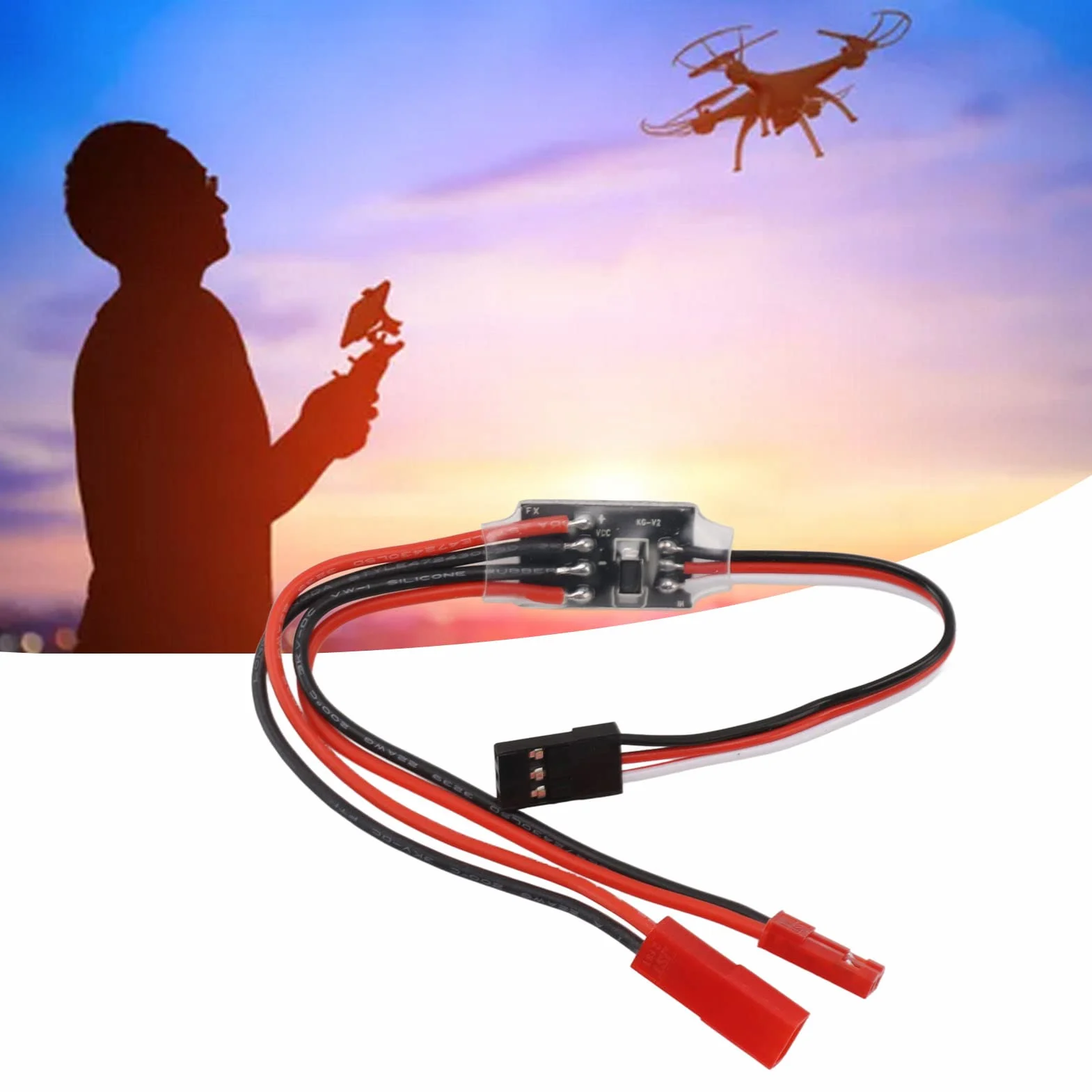 Przełącznik RC, PWM Kanal Elektroniczny Sterownik, Pilot Zdalnego Sterowania RC, 3-30V, Sterowanie Samochodem, Ciężarówką, Łodzią, Oświetleniem LED, Dronem