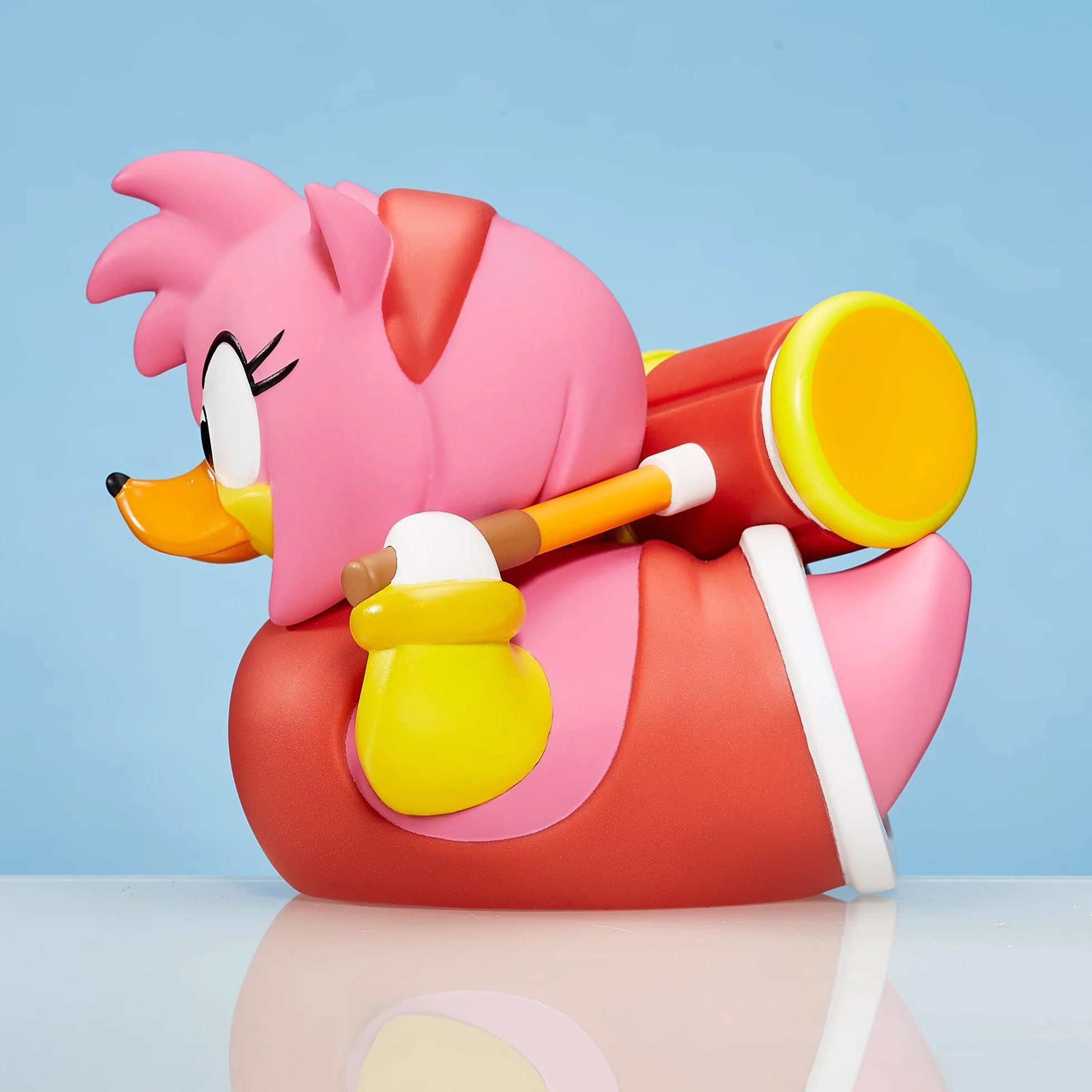 TUBBZ Pudełkowana edycja Amy Rose kolekcjonerska winylowa gumowa figurka kaczki - oficjalny produkt Sonic The Hedgehog - TV, filmy i gry wideo