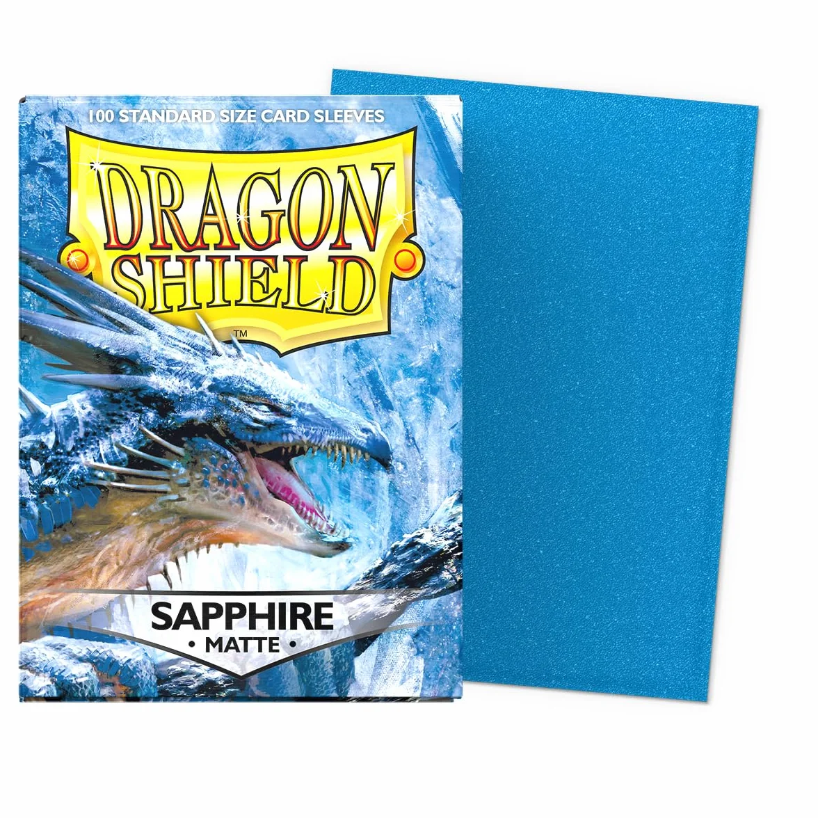 Dragon Shield - Matte Standard Size Sleeves 100Pk - Sapphire
