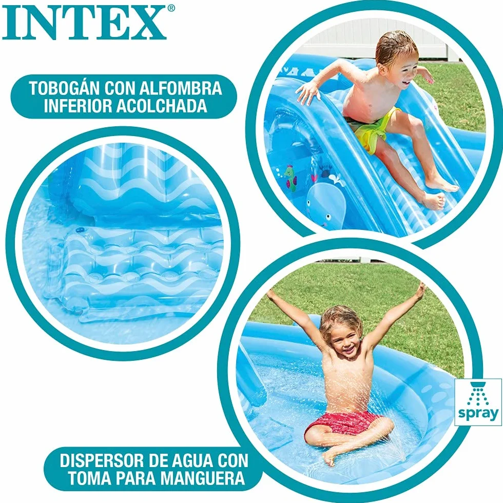 Intex Basen, Niebieski, 373 x 234 x 99 cm/235 l