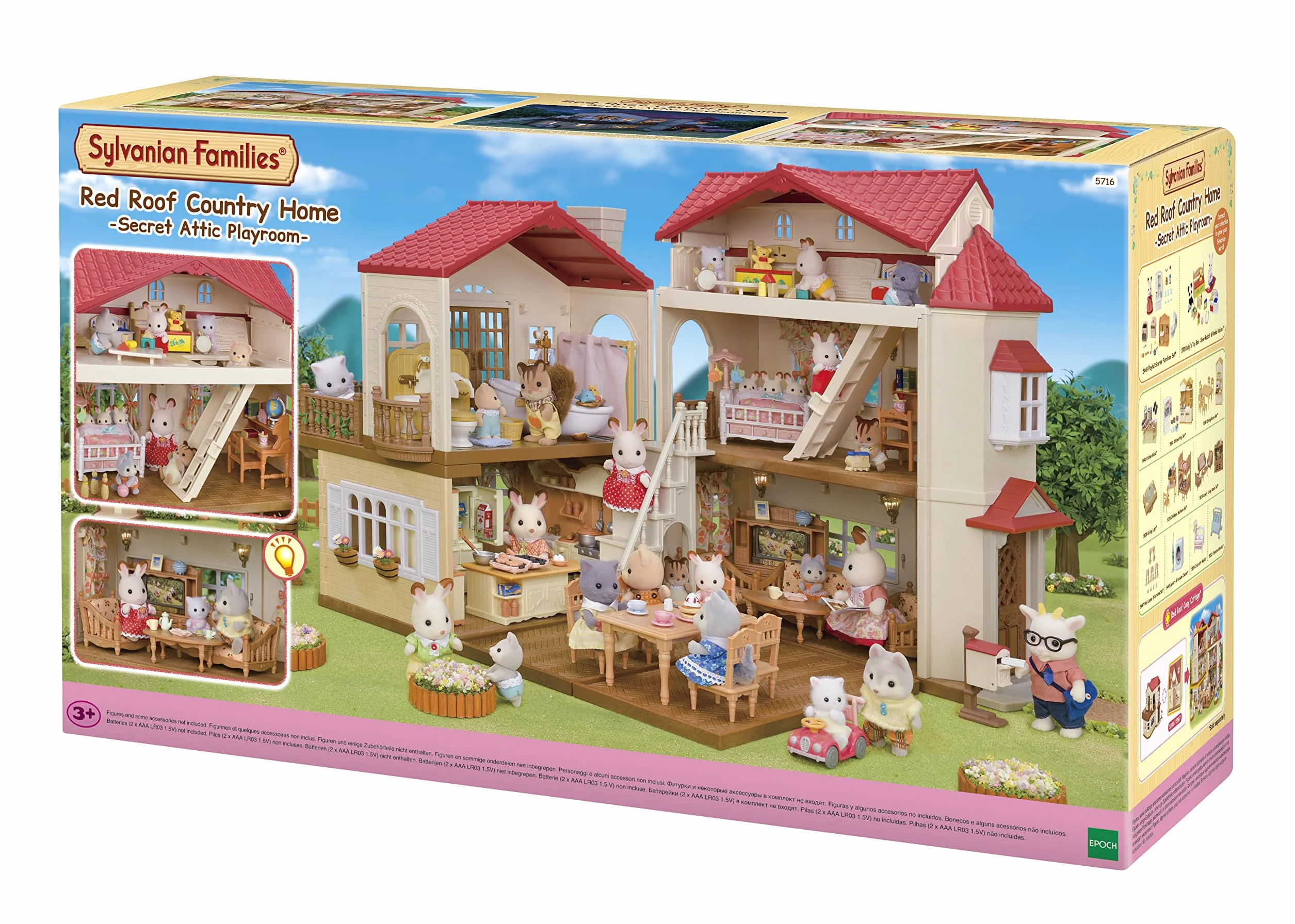 Sylvanian Families 5716 Miejski domek z tajemniczym pokojem na strychu