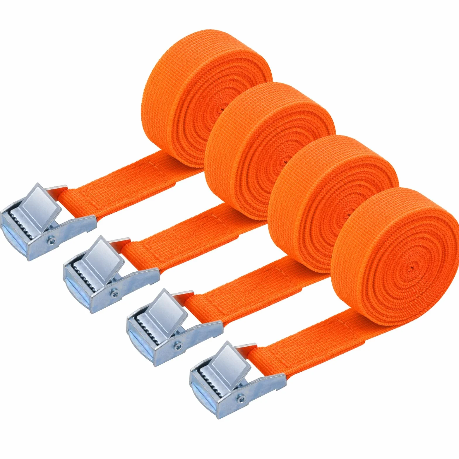 URAQT Pas spinający mocujący 4 x 150 kg 2 m szerokość 20 mm z mechanizmem zapadkowym